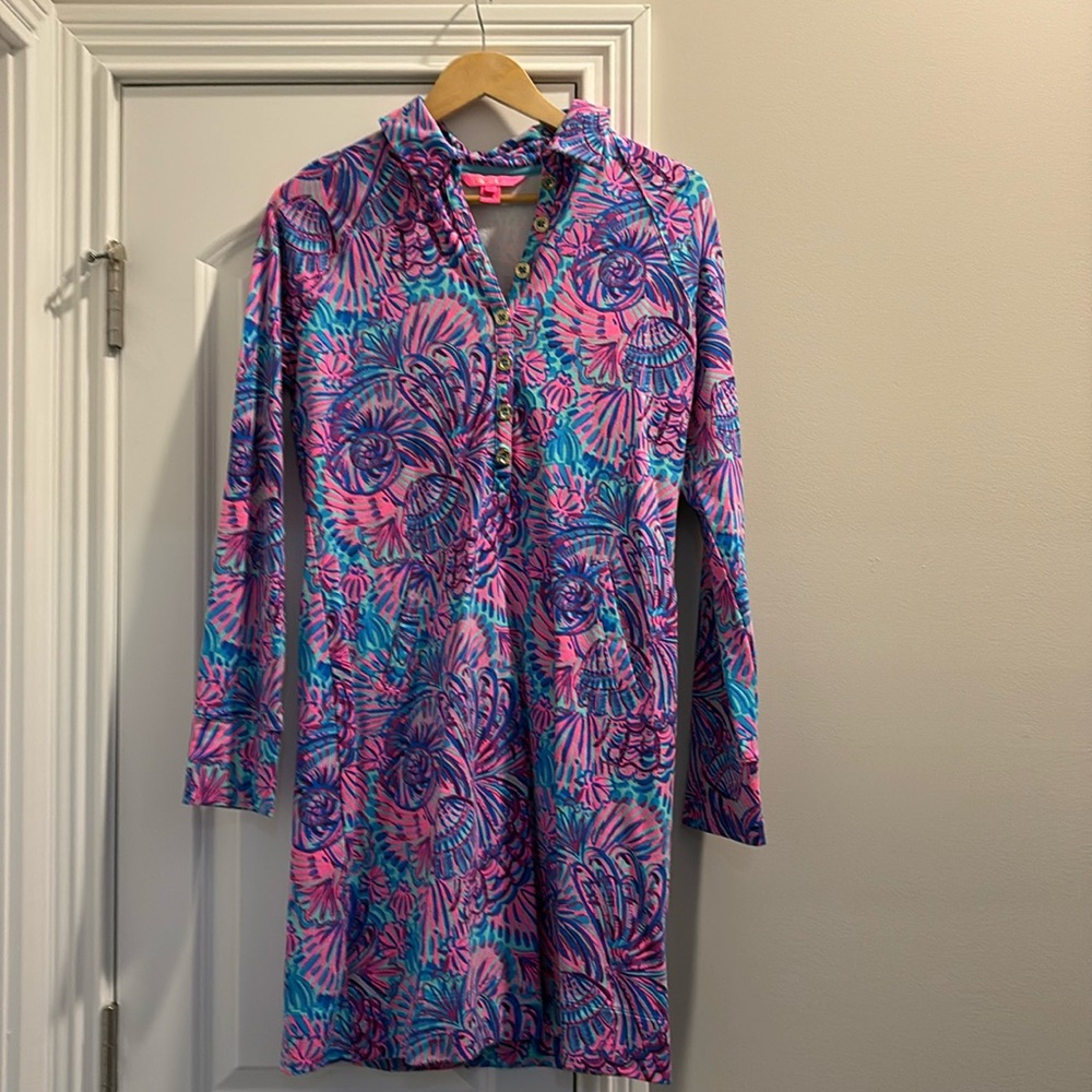 Lilly Pulitzer Long Sleeve Polo Dress